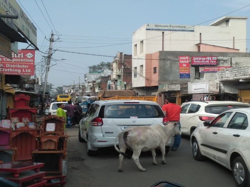 बैरागढ़ में फाटक रोड पर बार-बार लग रहा जाम, ओवरब्रिज के बजाय अंडरब्रिज बनाने की उठी मांग