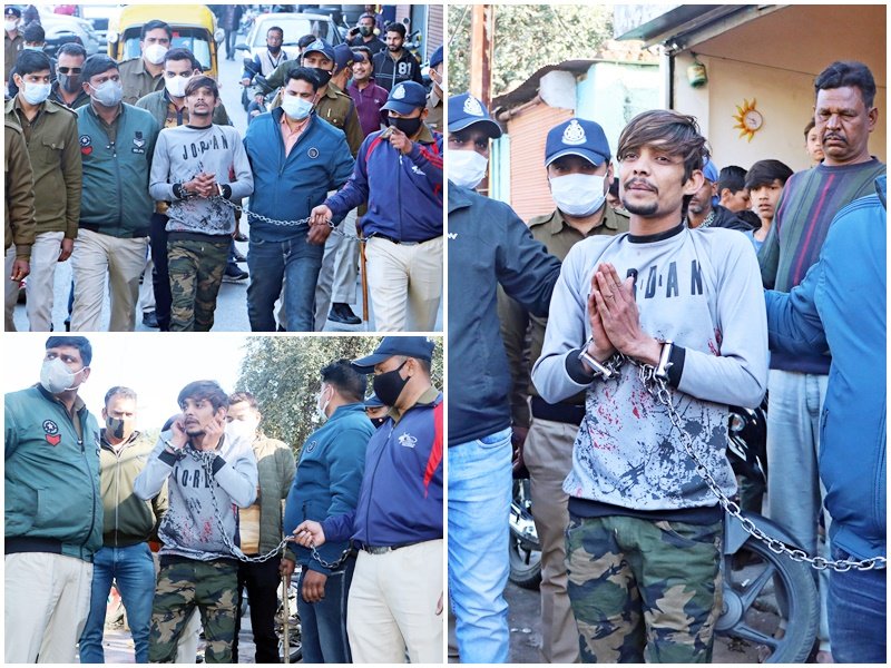 ‘गुंडागर्दी पाप है, पुलिस हमारी बाप है’ मोहल्ले में गिड़गिड़ाते हुए रोया गुंडा सलमान लाला