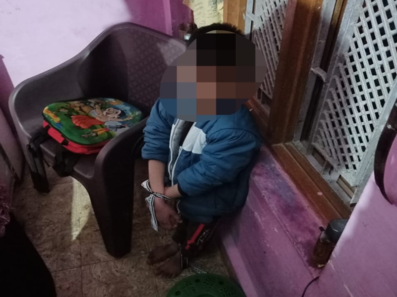 इंदौर में पांच साल के बच्चे को बांधकर रखती थी सौतेली मां, रोज करती थी पिटाई