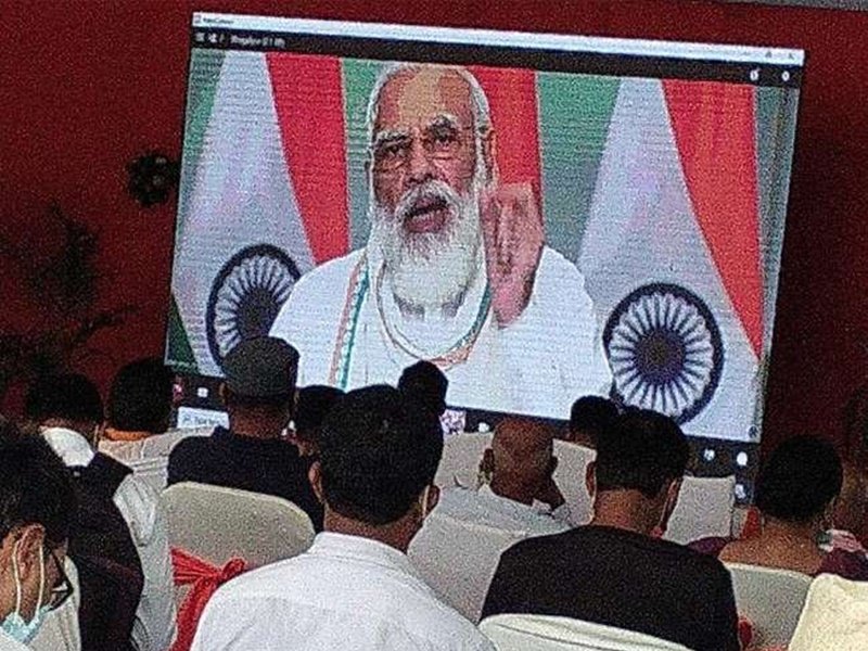 UP Virtual Rally 2022: PM मोदी आज करेंगे पहली वर्चुअल रैली, 5 जिलों में 100 से अधिक स्थानों पर सुनेंगे लाखों लोग