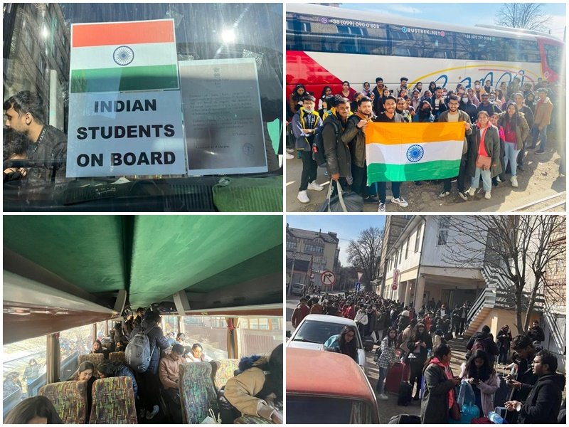 Russian-Ukraine War: भारतीय छात्रों का पहला जत्था यूक्रेन-रोमानिया सीमा के लिए रवाना