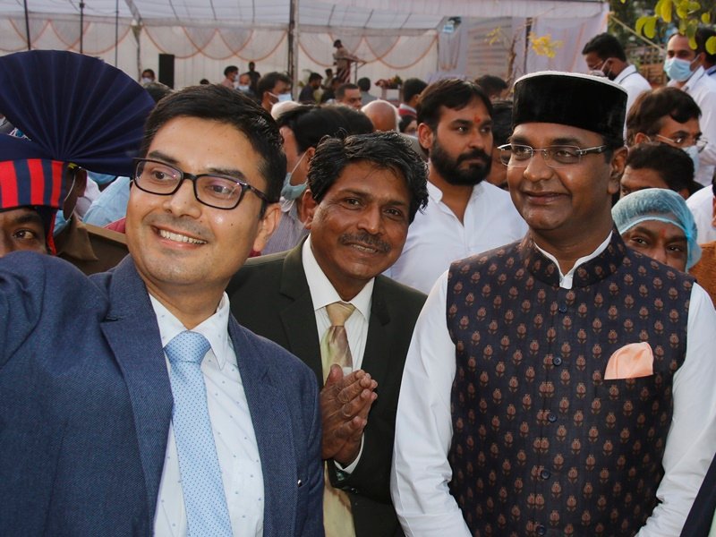 इंदौर में बोले चिकित्सा शिक्षा मंत्री सारंग- कोरोना की तीसरी लहर में मोदी वैक्सीन ही काम आई