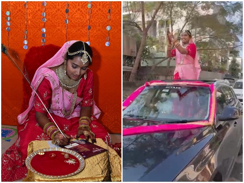 इंदौर की कृति कोठारी ने दीक्षा महोत्सव की पहली कुमकुम पत्रिका लिखी तीर्थंकर के नाम