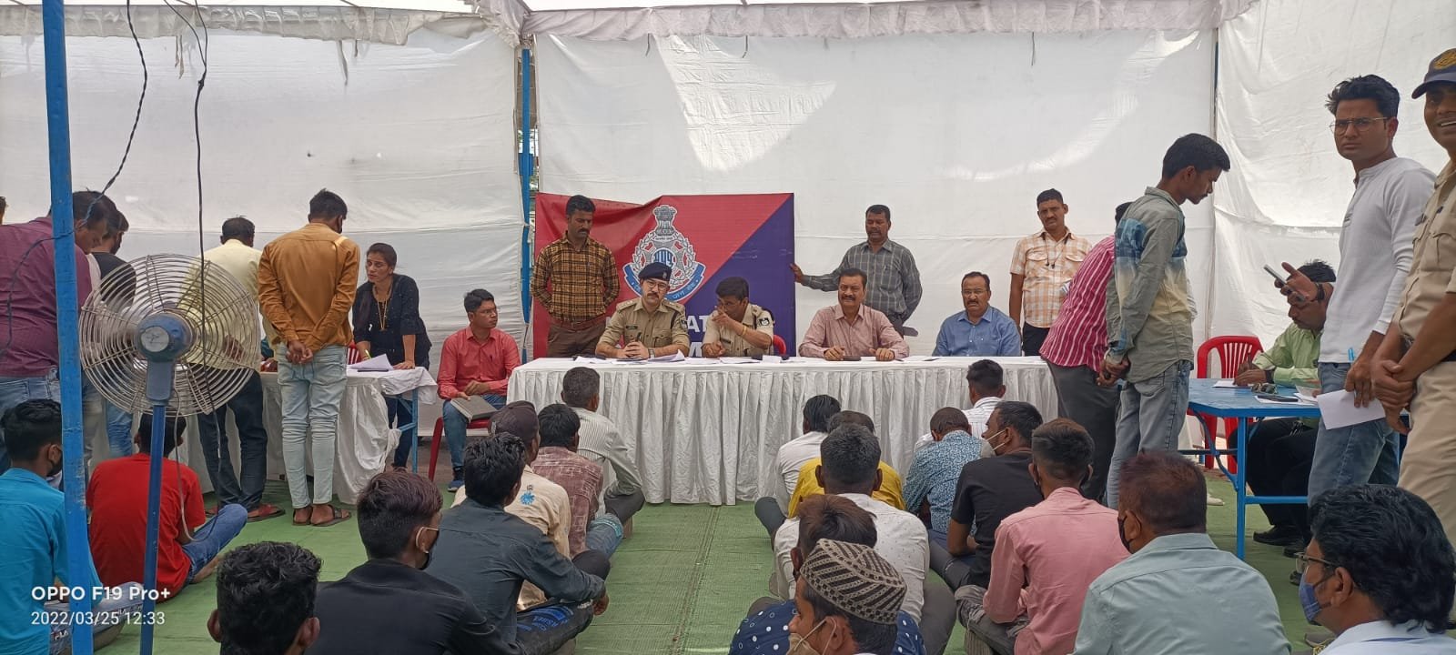 जेल से रिहा हुए गुंडे/अपराधियों की क्राईम ब्रांच मे पूछताछ हेतु क्लास जारी