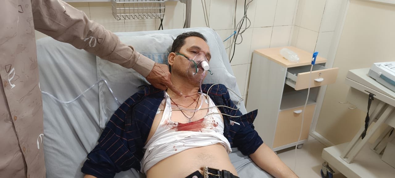 थाना ऐशबाग़ क्षेत्र में खूनी संघर्ष चली गोलियां लगभग 6 से 7 लोग हुए घायल