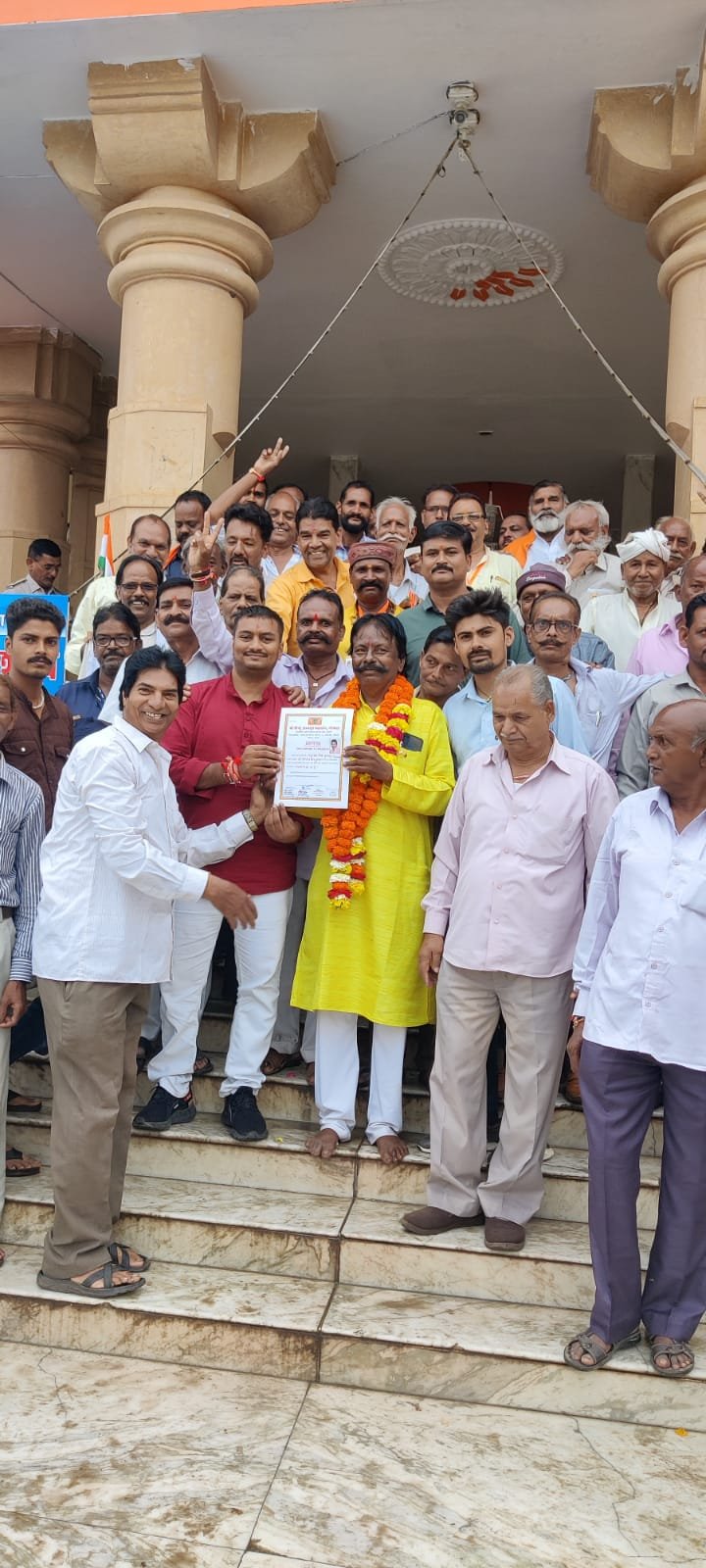 नारायण सिंह कुशवाह फिर बने श्री हिंदू अखाड़ा महासंघ के अध्यक्ष