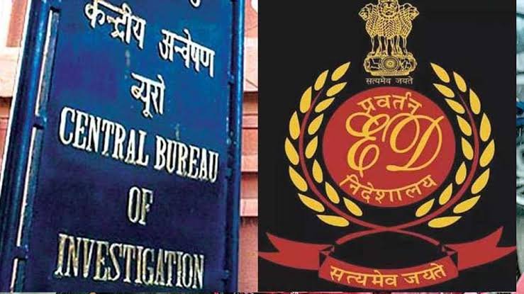 भारत में 22 जगहों पर CBI-ED की रेड