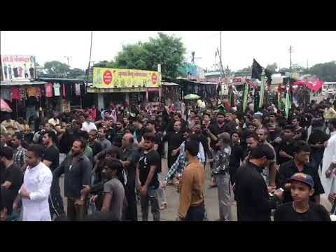 ईरानी डेरे से निकाला मोहर्रम का मातम जुलूस