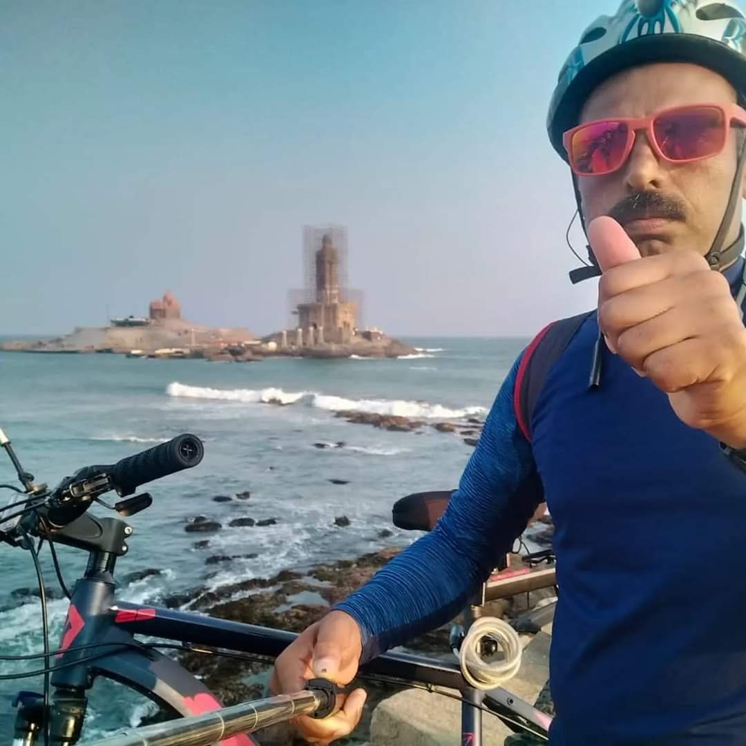 49 वर्ष की उम्र में भोपाल से कन्याकुमारी की यात्रा कर किया अपना सपना पूरा