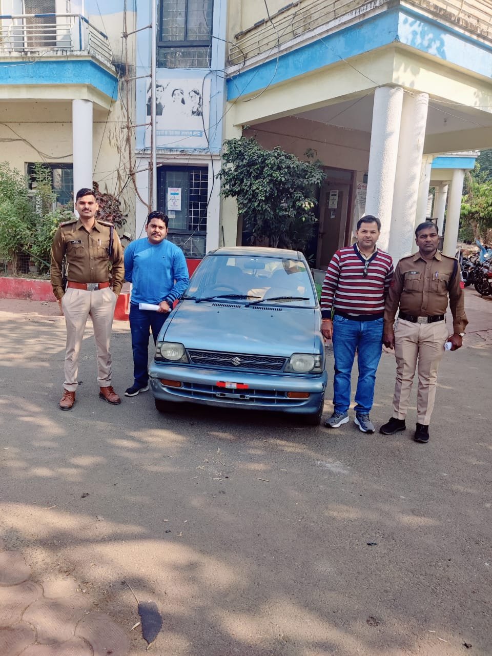 हबीबगंज पुलिस ने किया शातिर कार चोर को चोरी की कार सहित गिरफ्तार