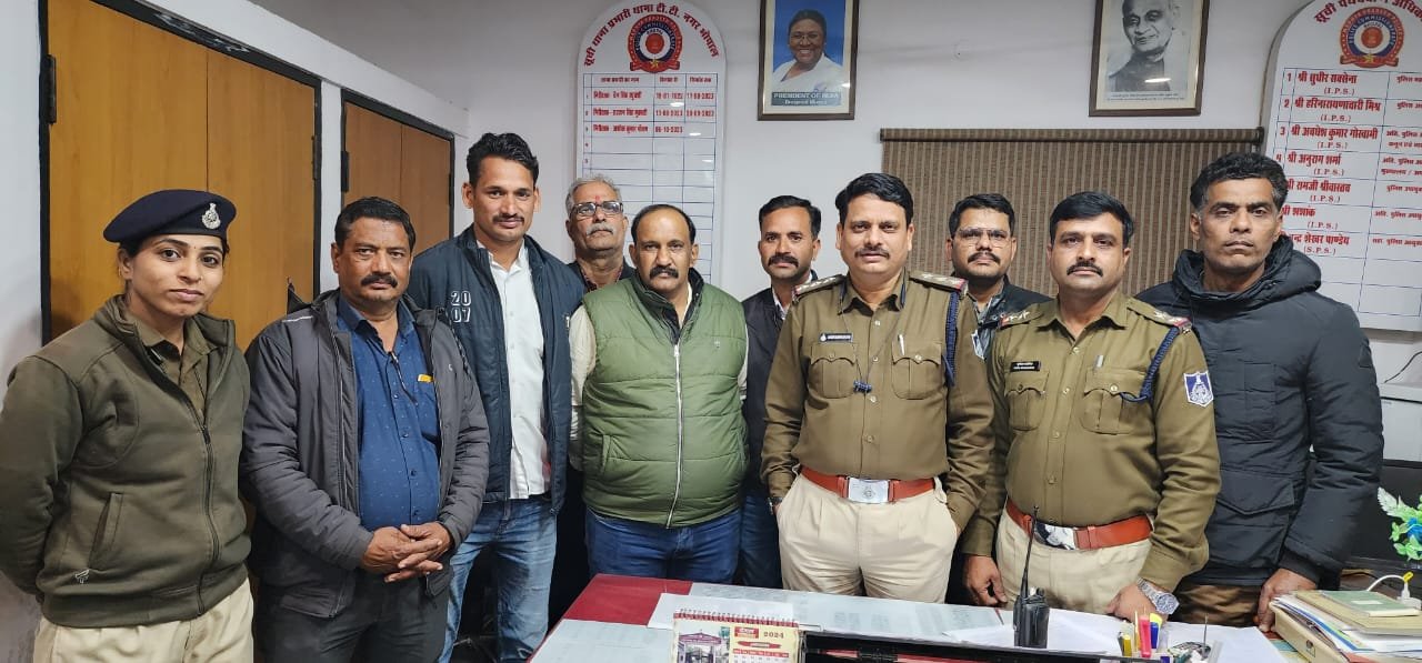 थाना टी टी नगर पुलिस ने किया अन्धे कत्ल का खुलासा