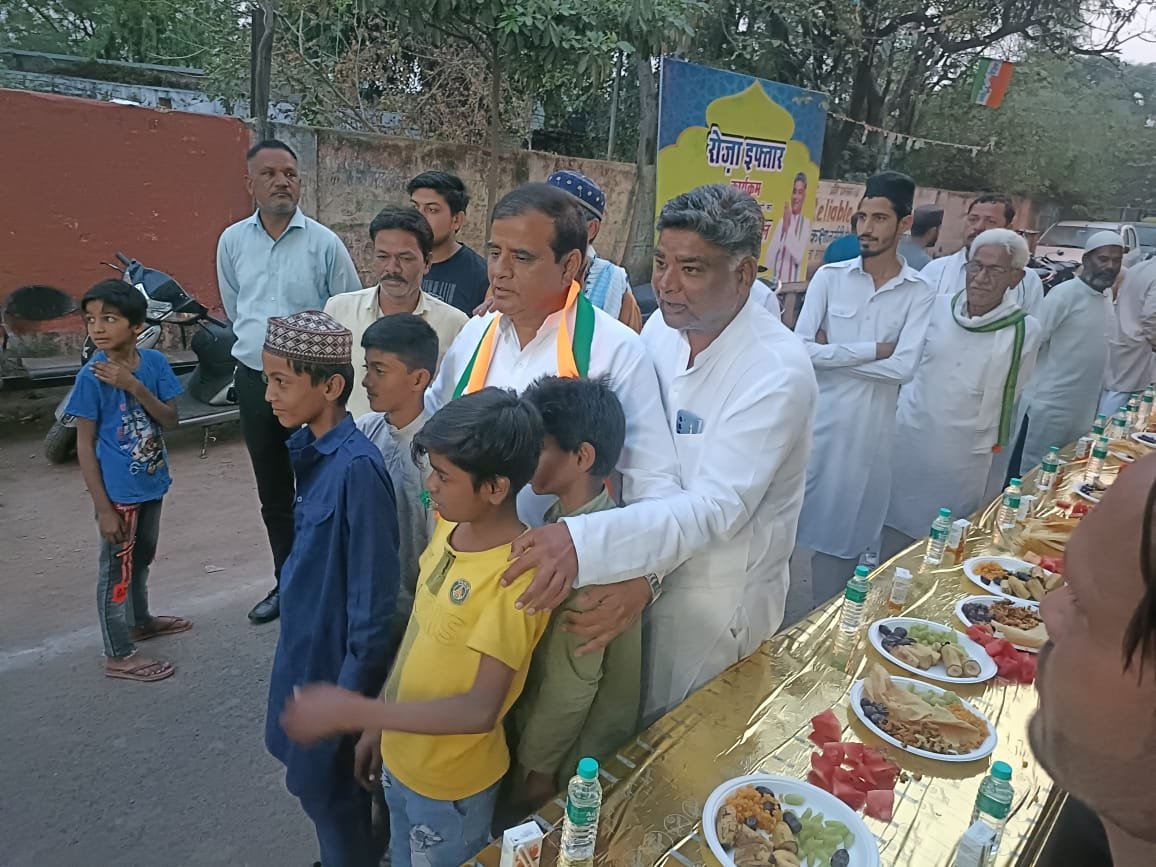 चांदबड पर आयोजित किया गया रोजा इफ्तार का कार्यक्रम