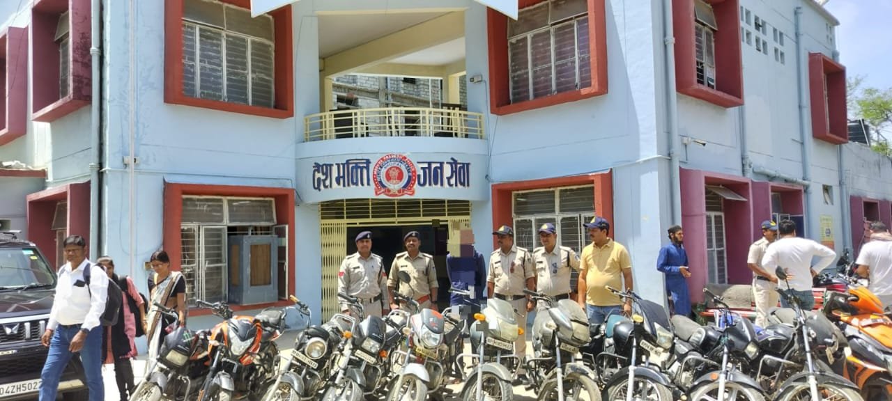 थाना निशातपुरा पुलिस ने शातिर वाहन चोर किया गिरफ्तार