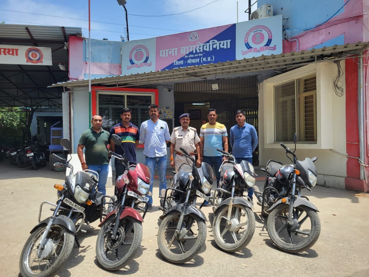 थाना बागसेवनिया पुलिस को मिली एक ही हफ्ते मे वाहन चोरी में दूसरी बड़ी सफलता