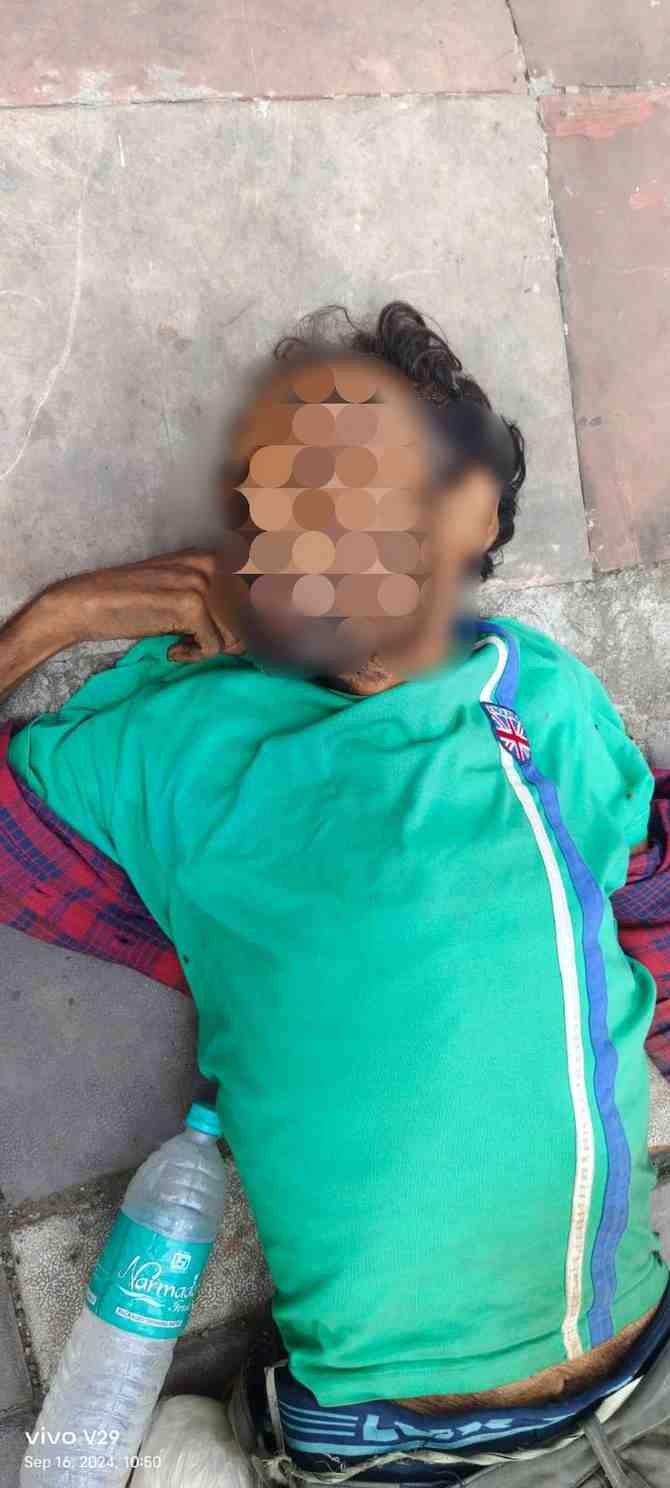 एक नंबर स्टेशन पर मिली अज्ञात व्यक्ति की लाश