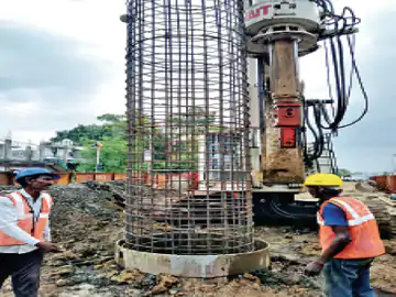 बैरागढ़ फ्लाईओवर:लाऊखेड़ी और सीहोर नाका पर एकसाथ काम शुरू