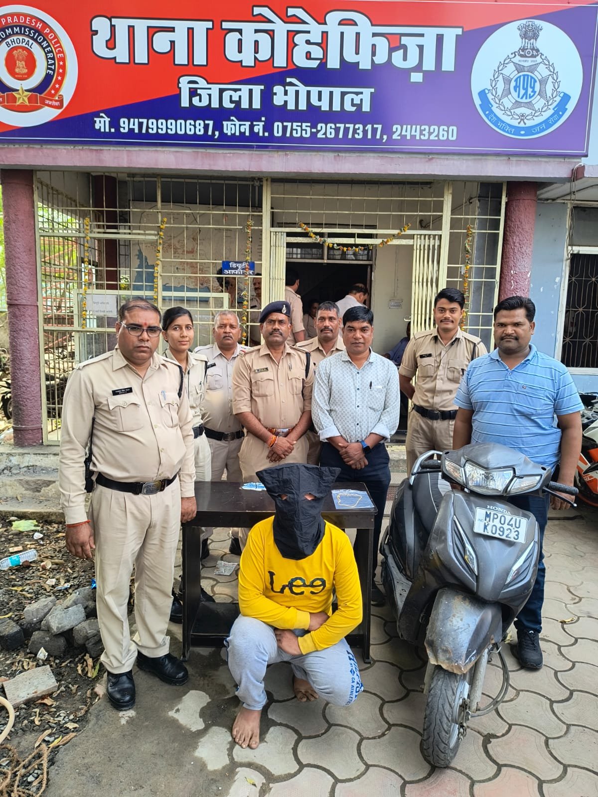 थाना कोहेफिजा पुलिस ने किया लूट का खुलासा