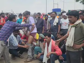 विदिशा मंडी में व्यापारी ने हम्माल को डंडे से पीटा