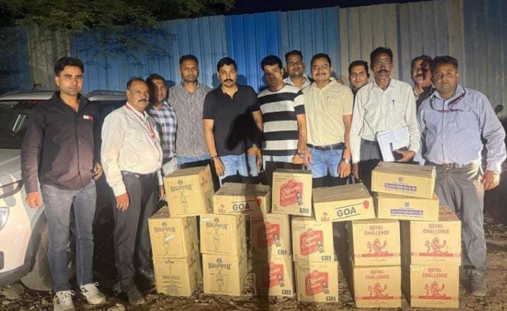 क्राइम ब्रांच भोपाल की अवैध शराब तस्करों पर बड़ी कार्यवाही