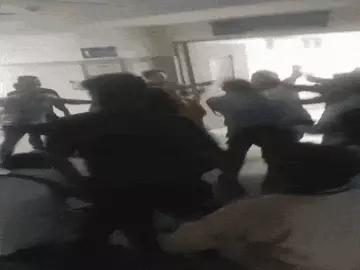 हमीदिया में स्टाफ और अटेंडर के बीच झड़प