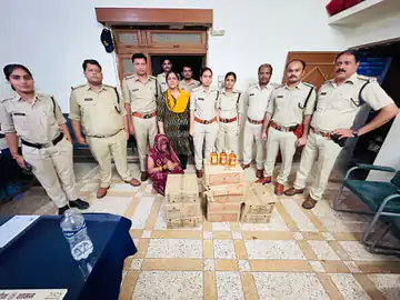 64 हजार 233 की शराब की जब्त