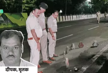 मंदिर की सीढ़ियों के पास शव मिला सिर पर गंभीर चोट के निशान