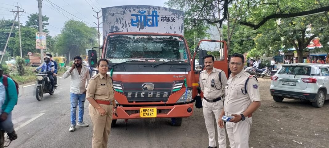 भोपाल आरटीओ ने चलाया चेकिंग अभियान
