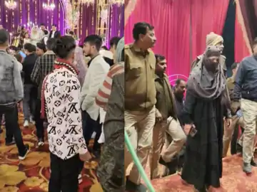 निकाह से पहले हंगामा मंच पर पहुंची पत्नी, दूल्हा भागा