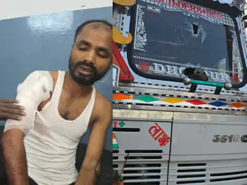 युवकों ने फायरिंग कर के कंटेनर ड्राइवरों के साथ कुछ युवकों ने जमकर मारपीट की