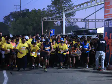 ‘रन भोपाल रन’ में हजारों लोगों ने दौड़ लगाई