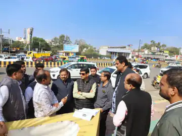 पलासिया चौराहे पर बनेगा अखंड भारत का नक्शा व फाउंटेन