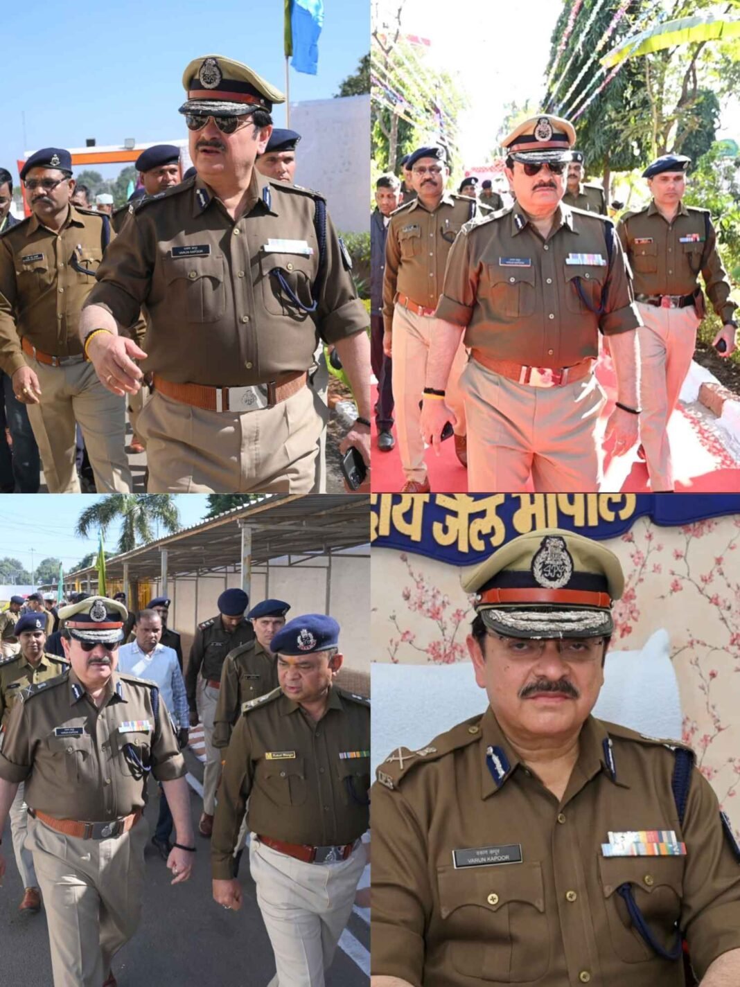 भोपाल जेल पहुंचे जेल डीजी वरुन कपूर : सुरक्षा का जायजा लिया और कैदियों की सुनीं समस्याएं