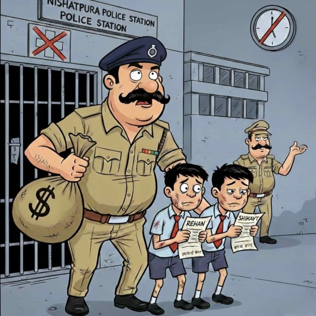 खाकी पर दाग: निशातपुरा पुलिस की कार्रवाई पर सवाल, घायल छात्र का 9 घंटे बाद भी नहीं हुआ मेडिकल, क्या पुलिस ने दबाव में की एकतरफा कार्रवाई ?