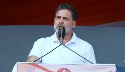 भोपाल में गरजे राहुल: “हिंदुस्तान के किसानों का भविष्य अमेरिका के हाथों गिरवी रखा
