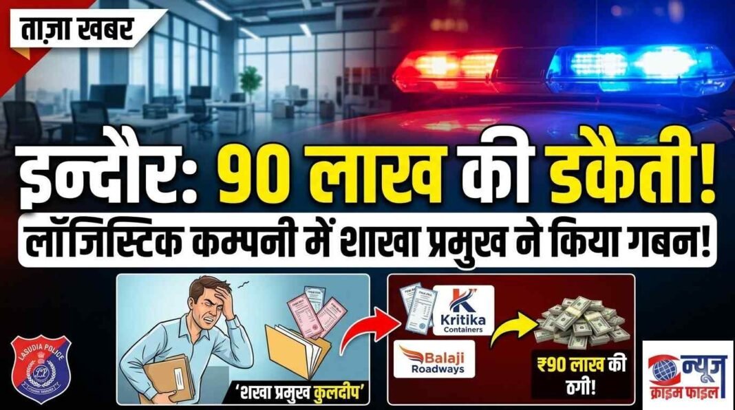 पुलिस ने पकड़ी 90 लाख की धोखाधड़ी: कर्मचारी ने साथियों संग मिलकर कंपनी को लगाया चूना