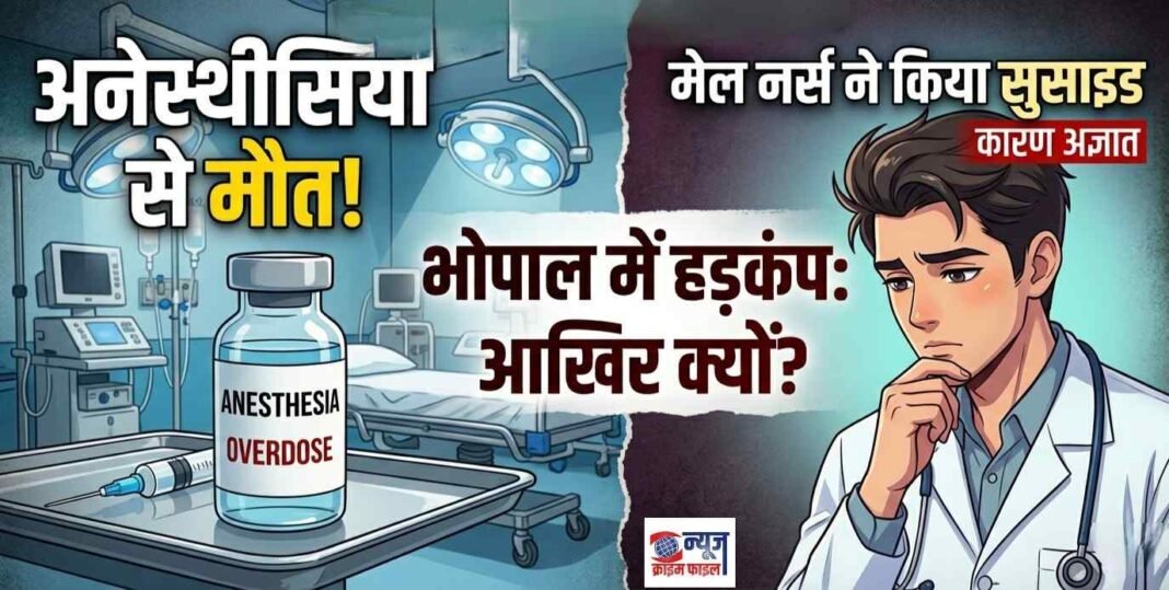 बी-फार्मेसी के छात्र ने एनेस्थीसिया का इंजेक्शन लगा कर दी जान