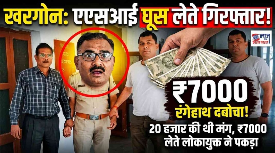 खाकी पर दाग: शिकायत निपटाने के एवज में रिश्वत ले रहा ASI लोकायुक्त की गिरफ्त में