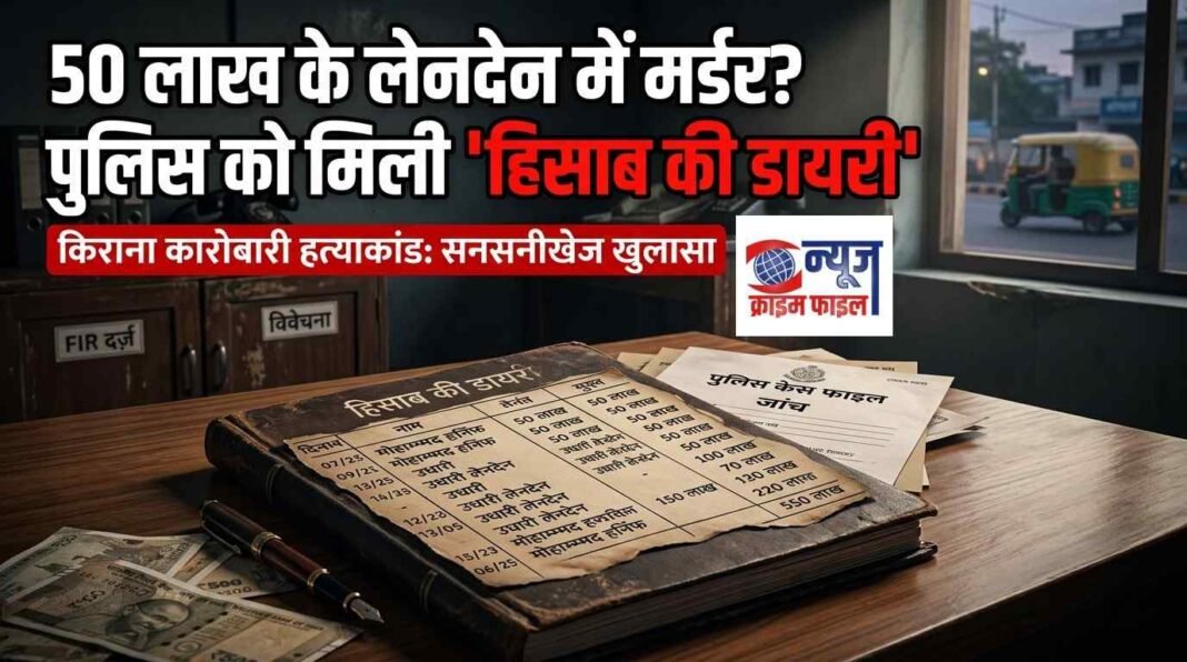किराना कारोबारी हत्याकांड: 50 लाख के लेनदेन में हत्या का शक, पुलिस को मिली हिसाब की डायरी