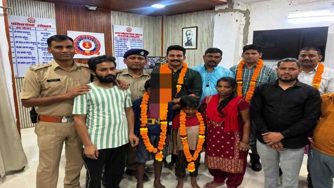 तलैया पुलिस की बड़ी सफलता: मात्र 2 घंटे में दो गुमशुदा बच्चों को किया सकुशल बरामद