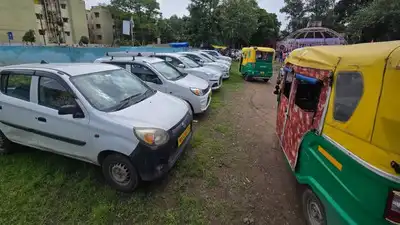 भोपाल में टैक्सी चालकों की हड़ताल: सोमवार रात 12 बजे से पहिए थमे, 19 अगस्त को होगा बड़ा प्रदर्शन