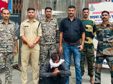 हत्या के प्रयास का 5 हजार का इनामी आरोपी राजस्थान से गिरफ्तार, अवैध कट्टा भी बरामद