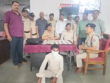 विदिशा: मेमू ट्रेन से 10 लाख चोरी करने वाला आरोपी गिरफ्तार, 9.45 लाख का सामान बरामद