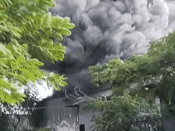 इंदौर के बीटा इंडस्ट्रियल पार्क की पेंट फैक्ट्री में लगी भीषण आग, दो अन्य फैक्ट्रियां भी चपेट में